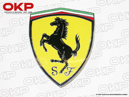 Scuderia Ferrari Emblem links (100 x 80mm)