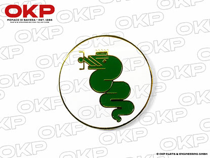 Emblem Alfa snake round (19mm)