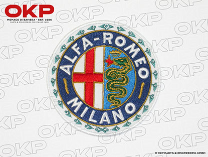 Embroidered patch Alfa Romeo Milano (85mm)