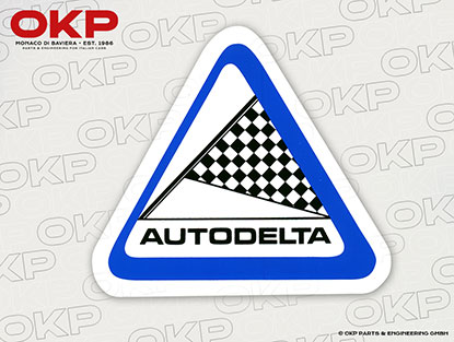 Sticker Autodelta (triangular 15cm)