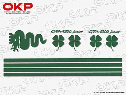 Set decals Alfa Romeo GTA (green)