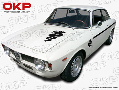 Klebeset kpl. Alfa Romeo GTA (schwarz)