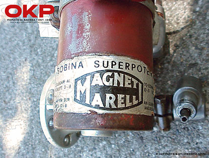 Aufkleber Gold Magneti Marelli 