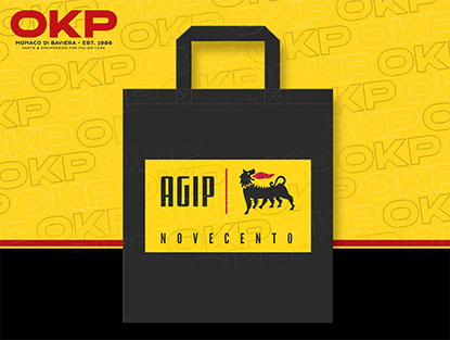 AGIP Novecento Baumwolltasche