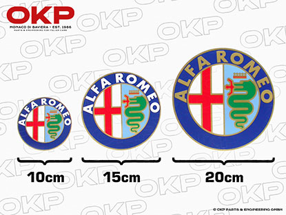 Sticker Alfa Romeo round (20cm)