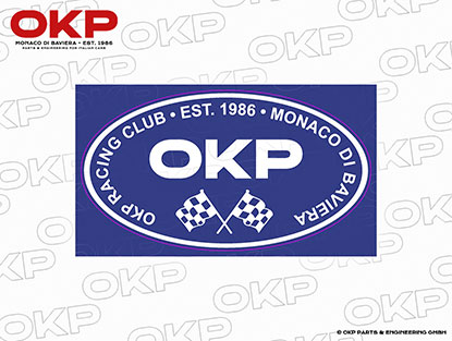 Aufkleber OKP Racing Club oval (10 x 5,5cm)