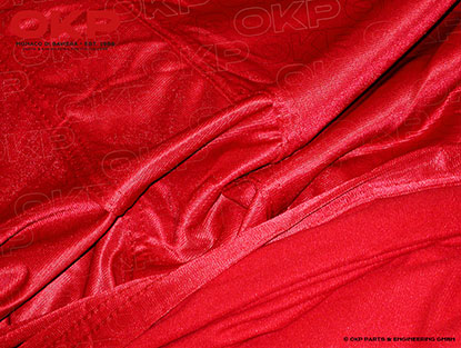 Car Cover Deluxe Satin Red Size S with Bag