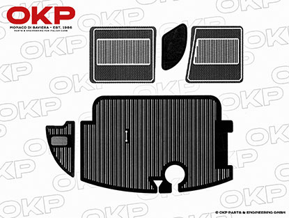 Serie completa tappeti 750 / 101 Giulietta Sprint (5 pz.)