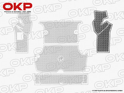 Gummimatte Kofferraum Radhaus Giulia rechts