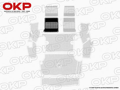 Gummimatte hinten GT 1. Serie / GTA / GTC links