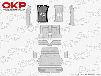 Gummimatte vorne links Fastback Spider