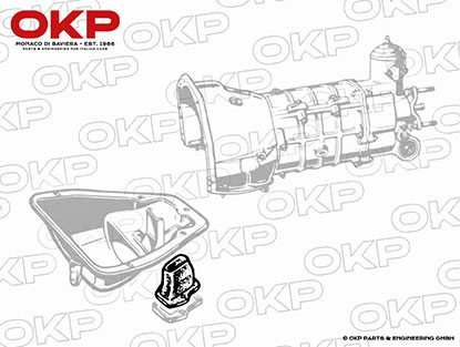 Rubber gaiter for bell housing AR 750 / 101 / 105 1.Serie