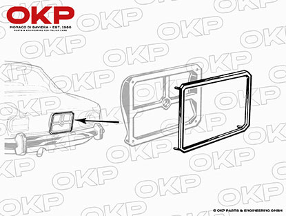 Chromrahmen Kennzeichen hinten Alfa Romeo usw.