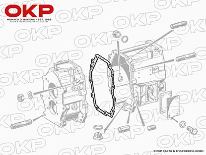 Dichtung für Getriebe Gehäuse Alfa Romeo Montreal