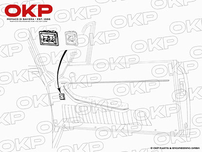 Fensterheberschalter Ducellier 2600 Sprint / Maserati / etc.