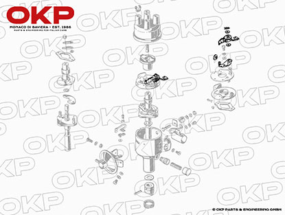 Unterbrecherkontakt Marelli 1900 / 2000 / 750 / 101