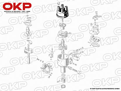 Verteilerkappe Marelli 750 / 101 / 102