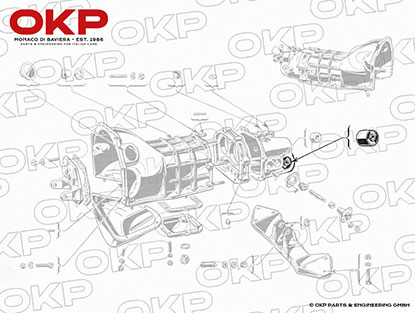 Buchse Getriebe 750 / 101 Giulietta (4-Gang)