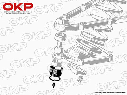 Fettkappe Traggelenk unten 750 / 101 Giulietta / Giulia