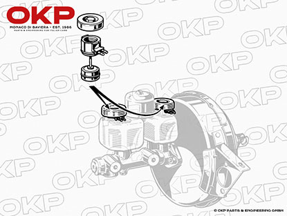 Sensore per Serbatoio liquido freno 105 <80