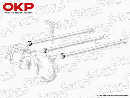 Shift rod sealing ring 1300 - 2000 105/115