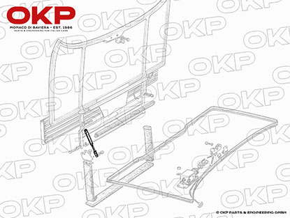 Haubenlift Haube vorne / hinten / Motor Ferrari Mondial