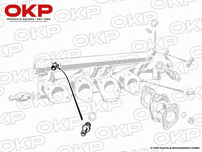 Heater hose vacuum tap intake manifold 105/115/116/75