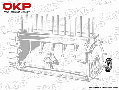 Crankshaft seal rear 2600 