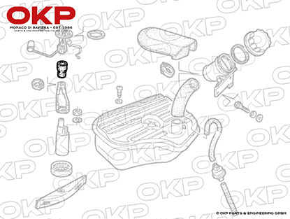 Verbindungsmuffe Tankgeber / Pumpe Spider IE + Alfa 75 