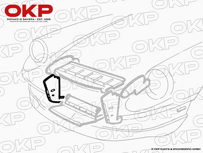 Luftleitblech seitlich rechts Spider 1983 - 89