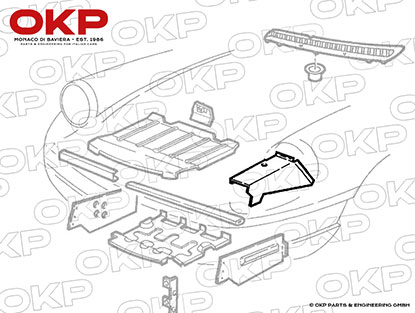 Luftleitblech seitlich links oben Spider 1990 - 93
