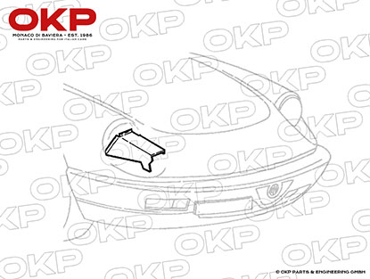 Luftleitblech seitlich rechts oben Spider 1990 - 93