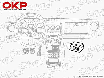 Elektrische Zeituhr Alfa Spider 1986 - 1990