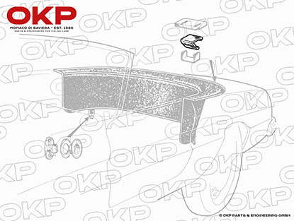 Halteklammer für Persenning 1300 - 2000 Spider