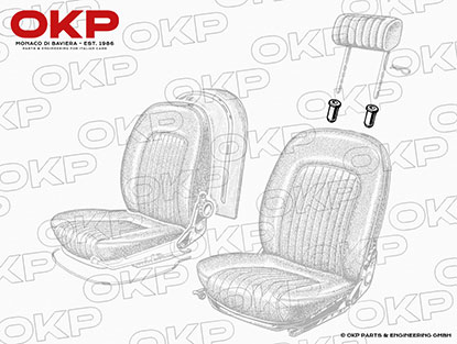 Buchse Kopfstütze Spider 1968 - 93