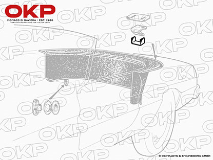 Blechklammer für Persenning 1300 - 2000 Spider