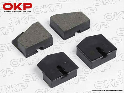 Set (4) parking brake pads Lancia / ISO / Alfa TZ