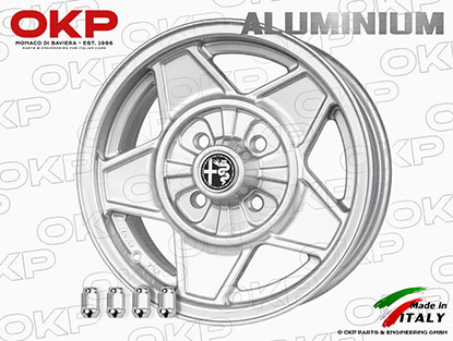 Alufelge Cromodora 6 x 14  ET 24 mit ABE