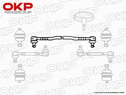 Spurstange mit Gelenken Lancia Fulvia 1. Serie / Flavia