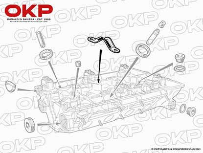 Montagebügel Zylinderkopf 101 / 105 / 115 / Alfetta / Alfa 75