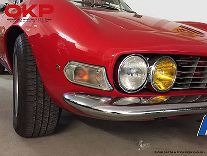 Satz Blinkergläser weiß Fiat Dino Spider links + rechts