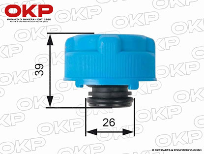 Cap for overflow container AR Mito / Giulietta / Abarth 500