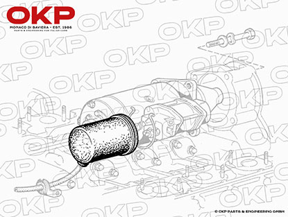 Gummimanschette Anlasser Ferrari 365 BB - 512BB