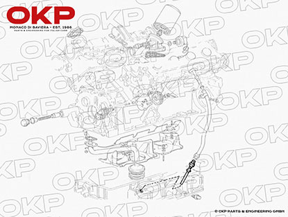 Öltemperatur Fühler 208 / 308 / 328 / Mondial / Dino Fiat