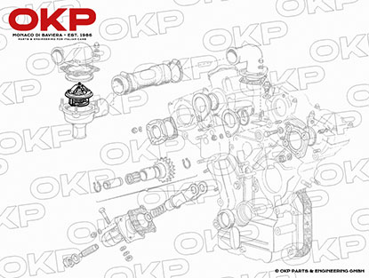 Thermostat Ferrari 365 GT4 BB/ 512 BB / 365 GTB/4