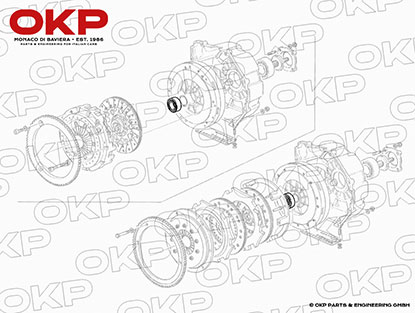 Lager Schwungrad Ferrari Mondial 3.4T + 348
