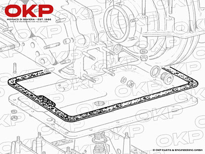 Ölwannendichtung Ferrari 246 / 208/ 308 / 328 / Mondial