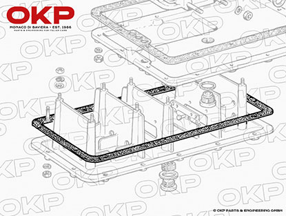 Ölwannendichtung Ferrari 246 / 208/ 308 / 328 / Mondial