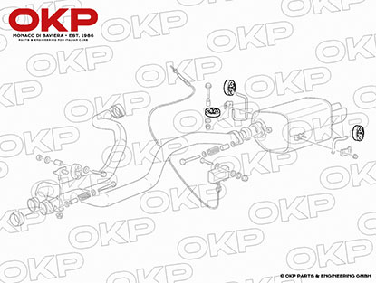 Supporto marmitta Ferrari 456 / 550 / 575