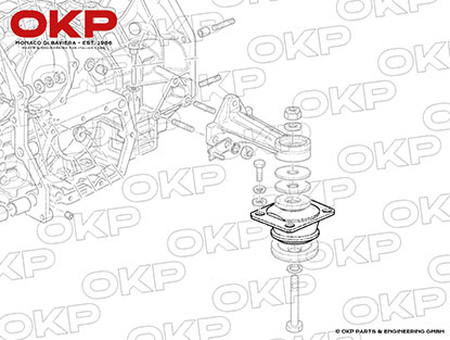 Getriebeaufhängung Ferrari 355 (5.2 + 2.7 Motronic)